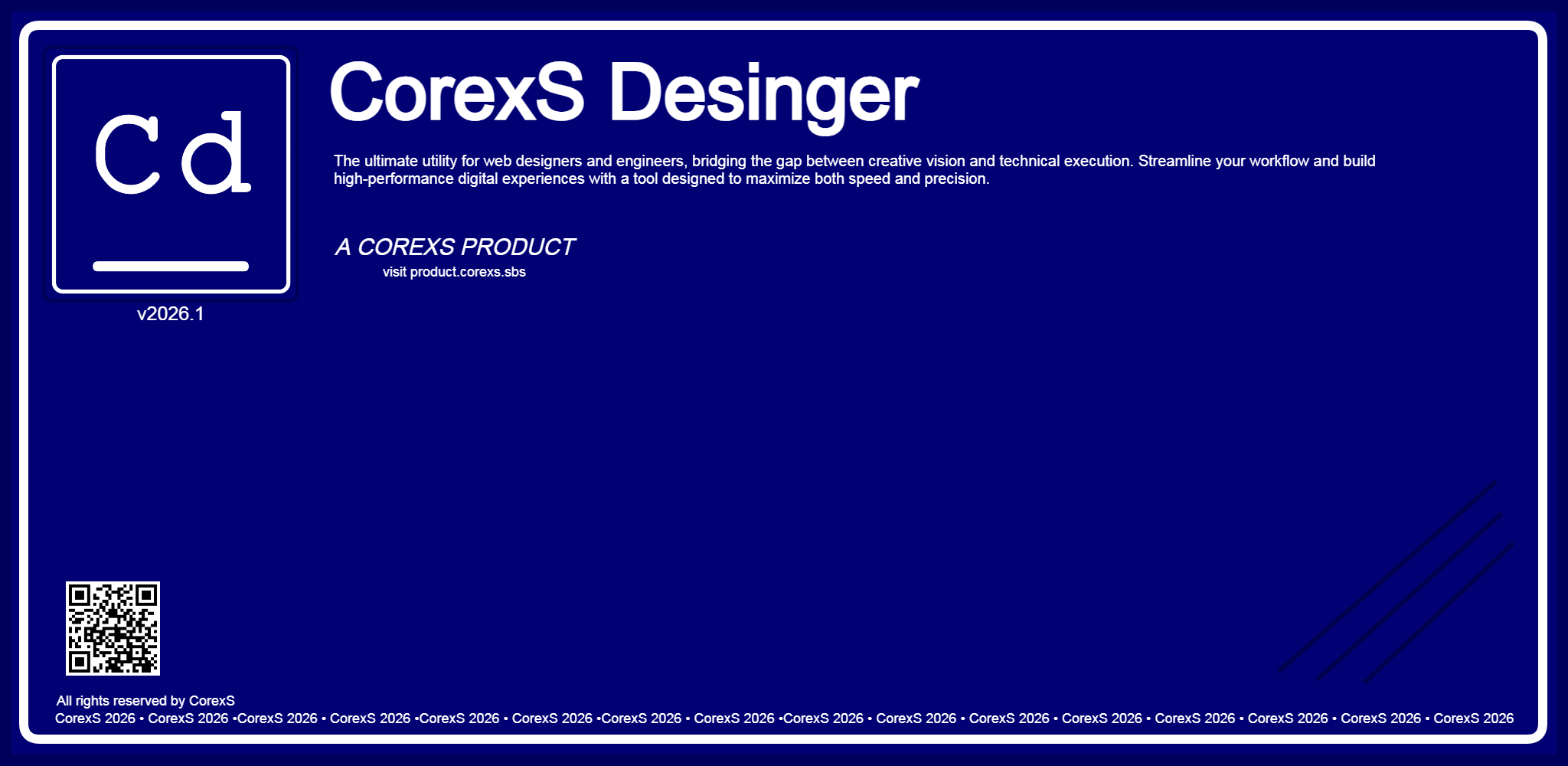 Corexs Designer v2026.1 Splash